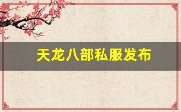 天龙八部私服发布(天龙八部手游体验服) (3)